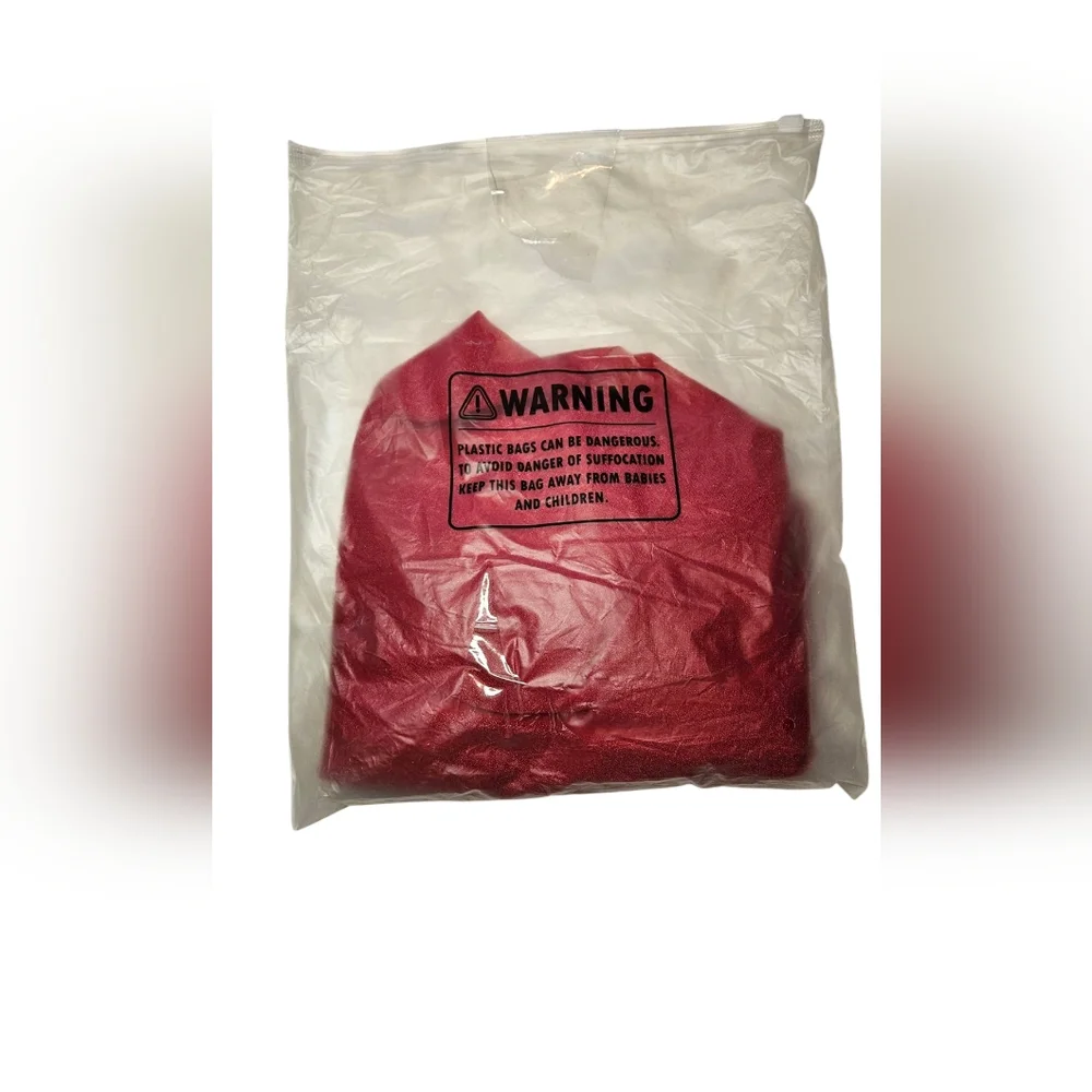Elegant Red Drapery, Never Used